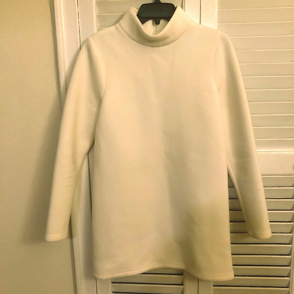 Cynthia Rowley Double Knit Mock Neck Dress